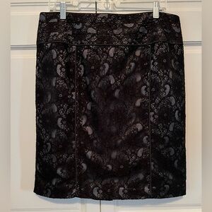 Rarely worn lace overlay skirt